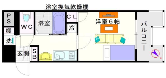 プレサンス難波EASTモダニティ 905|大阪市浪速区日本橋(南海高野線難波駅)のマンション間取 プレサンス難波EASTモダニティ 905|大阪市浪速区日本橋(南海高野線難波駅)のマンション間取