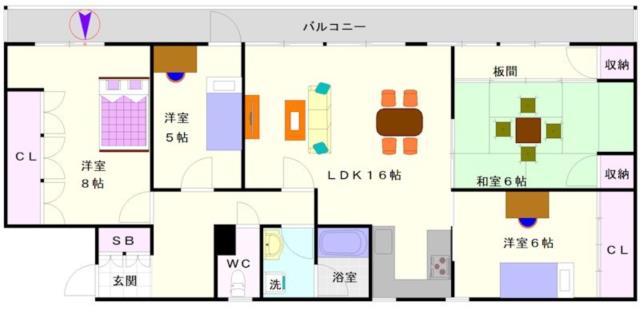 ラパンジール恵美須4 901|大阪市浪速区恵美須西(南海高野線今宮戎駅)のマンション間取 ラパンジール恵美須4 901|大阪市浪速区恵美須西(南海高野線今宮戎駅)のマンション間取