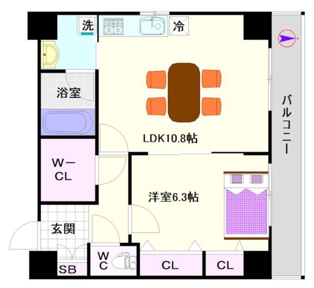 ファビュラス・ラフィーネ日本橋 501|大阪市浪速区日本橋東(大阪メトロ堺筋線恵美須町駅)のマンション間取 ファビュラス・ラフィーネ日本橋 501|大阪市浪速区日本橋東(大阪メトロ堺筋線恵美須町駅)のマンション間取