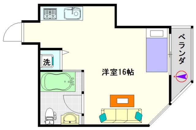 是空NAMBAII 902|大阪市浪速区元町(JR大和路線JR難波駅)のマンション間取 是空NAMBAII 902|大阪市浪速区元町(JR大和路線JR難波駅)のマンション間取