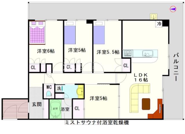 フロンティアタワー日本橋 204|大阪市中央区日本橋(大阪メトロ堺筋線日本橋駅)のマンション間取 フロンティアタワー日本橋 204|大阪市中央区日本橋(大阪メトロ堺筋線日本橋駅)のマンション間取