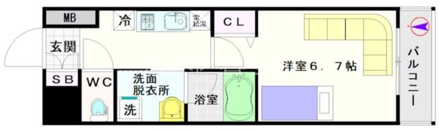 リレイション大国 904|大阪市浪速区大国(大阪メトロ御堂筋線大国町駅)のマンション間取 リレイション大国 904|大阪市浪速区大国(大阪メトロ御堂筋線大国町駅)のマンション間取