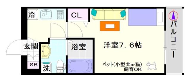 メゾンキコー難波ミナミ 201|大阪市浪速区浪速東(JR大和路線今宮駅)のマンション間取 メゾンキコー難波ミナミ 201|大阪市浪速区浪速東(JR大和路線今宮駅)のマンション間取