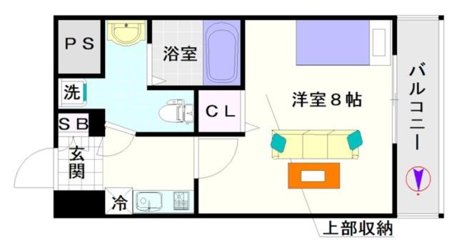 セレニテ難波西 810|大阪市浪速区芦原(JR大阪環状線芦原橋駅)のマンション間取 セレニテ難波西 810|大阪市浪速区芦原(JR大阪環状線芦原橋駅)のマンション間取