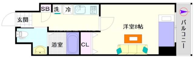 Park Lane Minami 302|大阪市浪速区塩草(JR大阪環状線芦原橋駅)のマンション間取 Park Lane Minami 302|大阪市浪速区塩草(JR大阪環状線芦原橋駅)のマンション間取