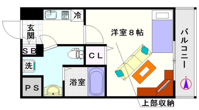 セレニテ難波西 901|大阪市浪速区芦原(JR大阪環状線芦原橋駅)のマンション間取 セレニテ難波西 901|大阪市浪速区芦原(JR大阪環状線芦原橋駅)のマンション間取