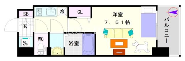 フォーリアライズ難波南レーヴ 303|大阪市浪速区大国(JR大阪環状線今宮駅)の分譲賃貸マンション間取 フォーリアライズ難波南レーヴ 303|大阪市浪速区大国(JR大阪環状線今宮駅)の分譲賃貸マンション間取