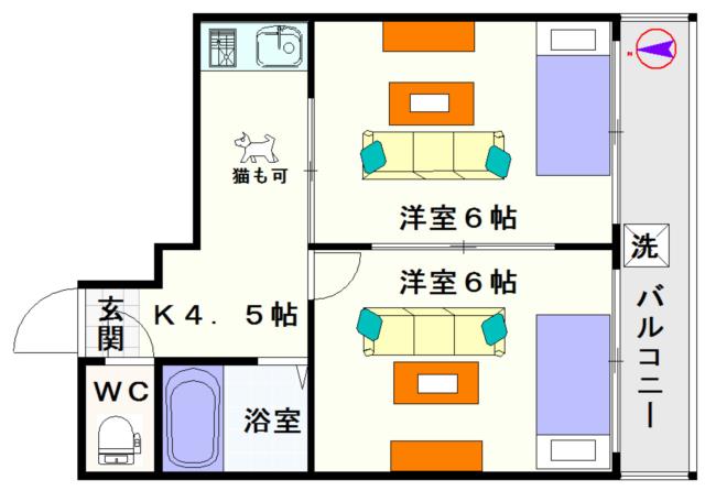 エクラ難波南 302|大阪市浪速区大国(大阪メトロ御堂筋線大国町駅)のマンション間取 エクラ難波南 302|大阪市浪速区大国(大阪メトロ御堂筋線大国町駅)のマンション間取