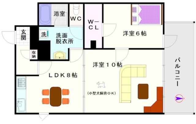 ラパンジール恵美須 3B|大阪市浪速区恵美須西(大阪メトロ堺筋線恵美須町駅)のマンション間取 ラパンジール恵美須 3B|大阪市浪速区恵美須西(大阪メトロ堺筋線恵美須町駅)のマンション間取