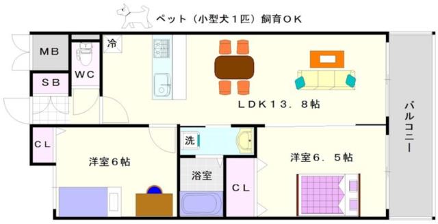 FDS GLANZ 202|大阪市浪速区塩草(JR大阪環状線芦原橋駅)のマンション間取 FDS GLANZ 202|大阪市浪速区塩草(JR大阪環状線芦原橋駅)のマンション間取