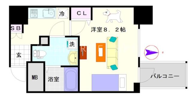 エグゼ難波南VI 903|大阪市浪速区恵美須西(大阪メトロ堺筋線恵美須町駅)の分譲賃貸マンション間取 エグゼ難波南VI 903|大阪市浪速区恵美須西(大阪メトロ堺筋線恵美須町駅)の分譲賃貸マンション間取