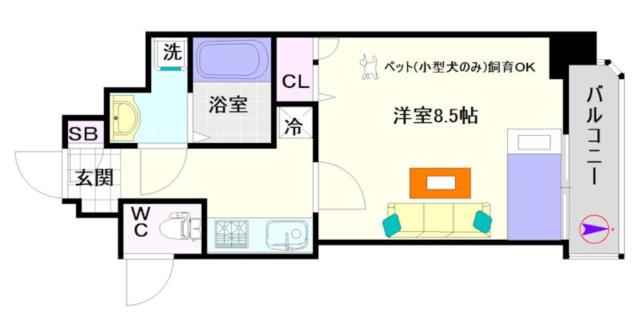 ワールドアイ難波南ミラージュ 1004|大阪市浪速区恵美須西(南海高野線今宮戎駅)のマンション間取 ワールドアイ難波南ミラージュ 1004|大阪市浪速区恵美須西(南海高野線今宮戎駅)のマンション間取