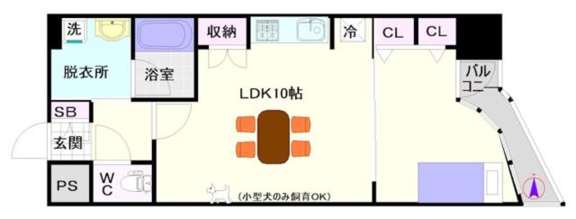 S-RESIDENCE学園坂 1202|大阪市浪速区下寺(大阪メトロ谷町線四天王寺前夕陽ヶ丘駅)のマンション間取 S-RESIDENCE学園坂 1202|大阪市浪速区下寺(大阪メトロ谷町線四天王寺前夕陽ヶ丘駅)のマンション間取