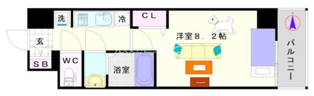 スプランディッド難波WEST 902|大阪市浪速区敷津西(大阪メトロ御堂筋線大国町駅)のマンション間取 スプランディッド難波WEST 902|大阪市浪速区敷津西(大阪メトロ御堂筋線大国町駅)のマンション間取