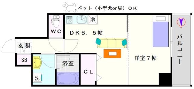 BGC難波タワー 1004|大阪市浪速区大国(大阪メトロ御堂筋線大国町駅)のマンション間取 BGC難波タワー 1004|大阪市浪速区大国(大阪メトロ御堂筋線大国町駅)のマンション間取