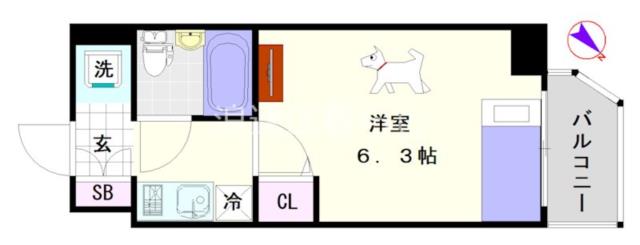フォーリアライズ難波南ファーロ 204|大阪市浪速区大国(JR大和路線今宮駅)のマンション間取 フォーリアライズ難波南ファーロ 204|大阪市浪速区大国(JR大和路線今宮駅)のマンション間取