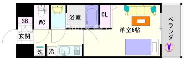 アドバンス難波南ワイズ 603|大阪市浪速区大国(大阪メトロ御堂筋線大国町駅)のマンション間取 アドバンス難波南ワイズ 603|大阪市浪速区大国(大阪メトロ御堂筋線大国町駅)のマンション間取
