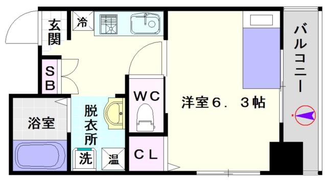 レバンガAP難波南II 802|大阪市浪速区大国(JR大阪環状線今宮駅)のマンション間取 レバンガAP難波南II 802|大阪市浪速区大国(JR大阪環状線今宮駅)のマンション間取
